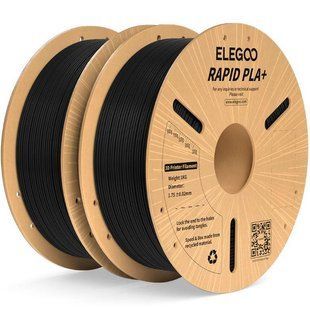 RAPID PLA+ Филамент 2KG, пластик для 3d печати ELEGOO 30-600мм/с (чёрный) 0217 фото
