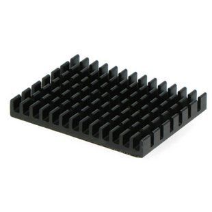 Алюминиевый радиатор 40&times;30&times;5 мм для Raspberry Pi 4 с термолентой 0368 фото